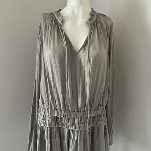 Current Air Light Gray Blouse